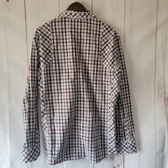 Buckle JB Holt Men’s XL Western Plaid Button-down Long Sleeve Shirt, 100% Cotton - Picture 5 of 11